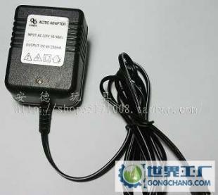 6V 250MA小插口充电器 遥控车船玩具的可靠能源补充方案
